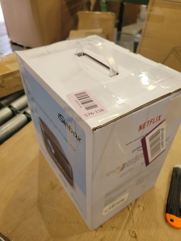 Photo 1 of [2500 ANSI/Auto Focus/Built-in APPS] Smart Projector 4K with WiFi 6 and Bluetooth 5.3, 6D Keystone Outdoor Movie Projector with Netflix& 36W Dolby Audio Plus HDR10+ Home Theater Ceiling Upgraded