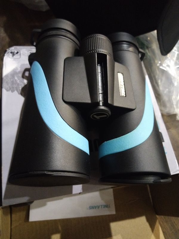 Photo 1 of 15x55 UHD Binoculars for Adults High Powered with Phone Adapter - Large View, BAK4 Prism, Waterproof, Lightweight for Bird Watching, Hunting, Cruise, Travel, Sports (Blue)