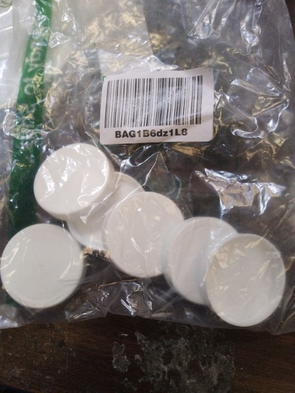 Photo 1 of (6-Pack) Calvana 53mm Reusable Water Jug Caps, Lids for 3 and 5 Gallon Water Jug, Water Bottle Cover Screw Top, Compatible with American Maid Plastic Water Bottles and Jugs Ranging, PP Material, White