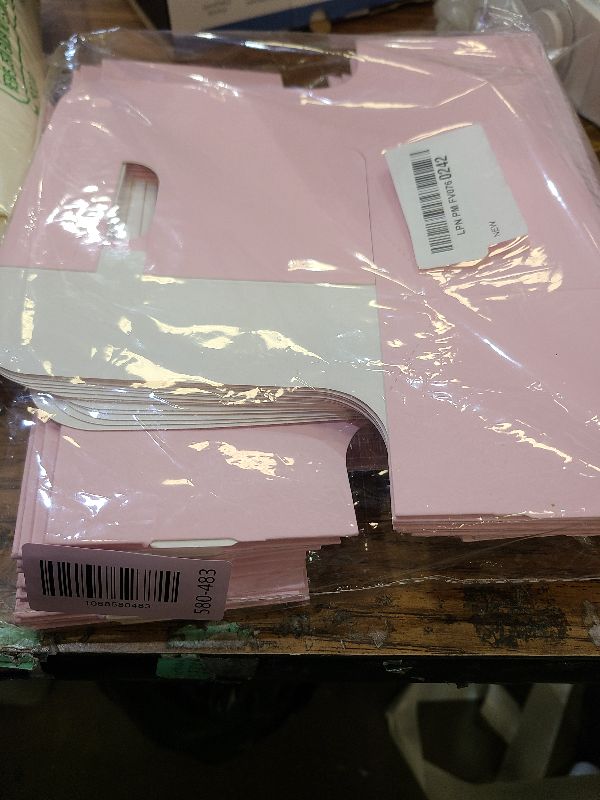 Photo 1 of 2 Cup Disposable Drink Carrier for Delivery with Handle,30 Count Pink Paperboard Cup Holder,Cup Carriers for Hot or Cold Drinks,Coffee Carrier, Food Delivery,Take Out Cup Carriers (Pink, 30 PCs)