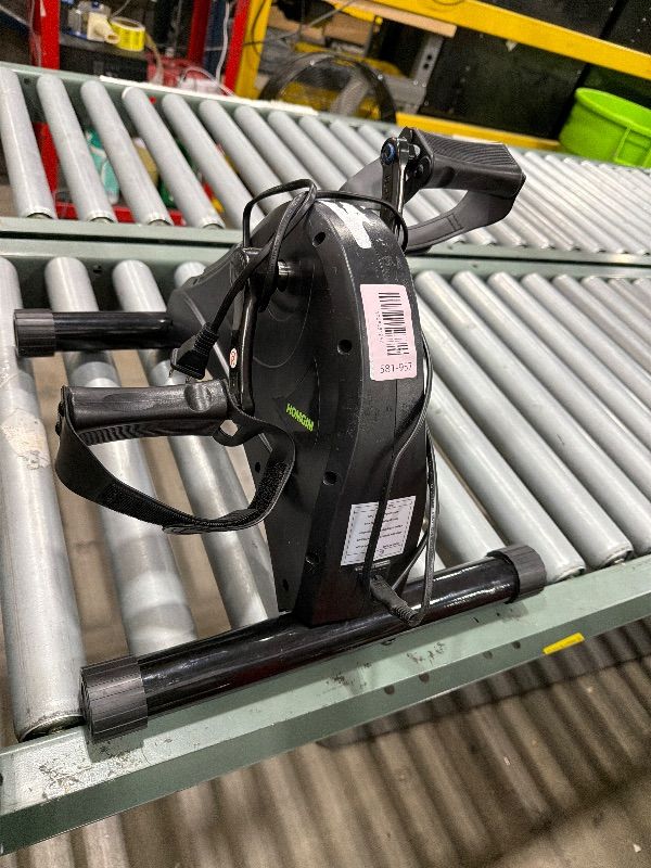 Photo 1 of *****************Missing remote****************
HOMGIM Motorized Mini Exercise Bike Electric Pedal Exerciser for Seniors Rehab Training, Under Desk Bike Pedal Exerciser for Arm/Leg Fitness & Physical Therapy, 6 Levels Speed Adjustment (Black)