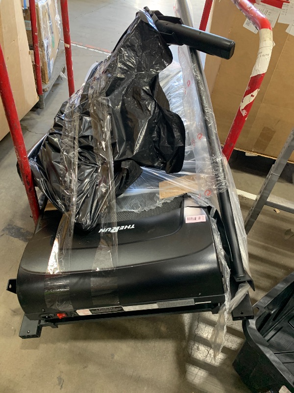 Photo 1 of ***TRUCK/TRAILER PICKUP ONLY/PARTS ONLY/SEE NOTES***THERUN Incline Treadmill, Treadmills for Running and Walking, 300 lbs Weight Capacity Folding Treadmill with 0-15% Auto Incline, Wide Belt, 3.5 HP, App, Heart Rate, Orange