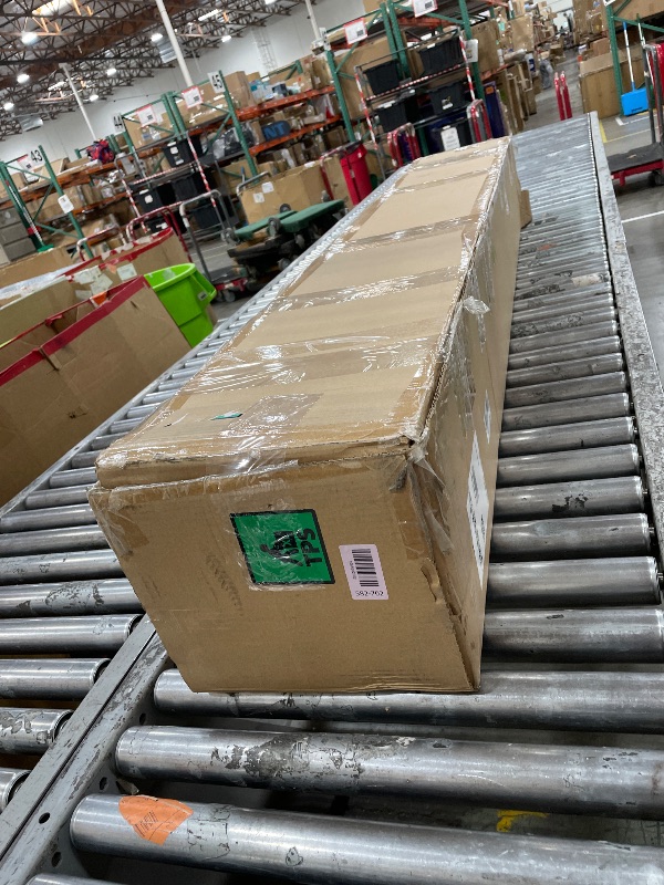 Photo 1 of *MISSING WHITE COVER* Amazon Basics Smart Box Spring Bed Base, 9-Inch Height Mattress Foundation, Tool-Free Easy Assembly, Metal Frame, Cal King, 83" x 71" x 9", White