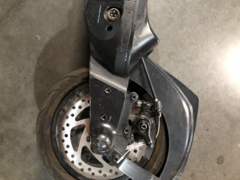Photo 1 of **MISSING CHARGER** UNKNOWN IF FUNCTIONAL WITHOUT CHARGER** HANDLE LOOSE, NEEDS SCREWS** H-1 Pro Series Boss R800 Foldable Electric Scooter with 800W Motor, 24 mph Max Speed, 10” Self-Sealing Tubeless Tires, and 28 Mile Range