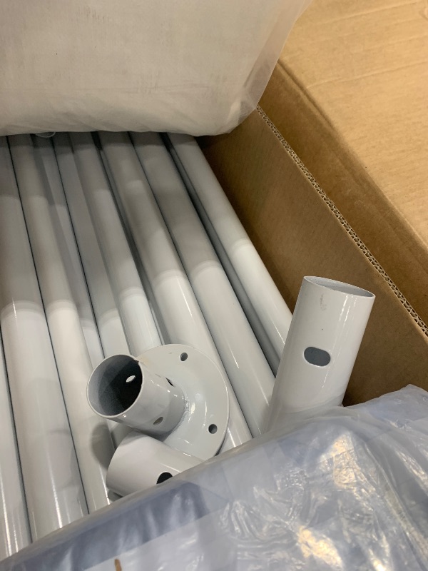 Photo 1 of ** Only box C of multiple boxes, missing parts **  Outdoor Gazebo Tent for Events - 13 x 26 ft, Removable Sidewalls, 3 Storage Bags, Waterproof, Easy Setup, Ideal for Backyard Parties, Weddings, and Camping.
