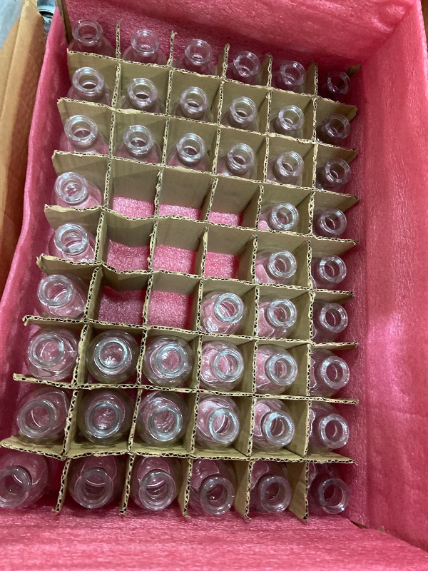 Photo 1 of **A COUPLEARE MISSING**allisa 54 Pcs 3.15 Inches Small Glass Bud Vases Bulk Mini Flower Vases for Centerpieces Decorative Glass Bottles Vintage Rustic Decoration for Wedding Dining Table Home Decor