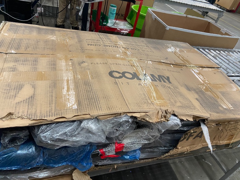 Photo 1 of ************MISSING HARDWARE***************
Convertible Sleeper Chair-Fabric Futon Sofa Bed, Single Sleeper Sofa, Small Couch Bed with USB Port, Foldable Table, Pillow, Adjustable Backrest for Dorm/Bedroom/College Darkgrey