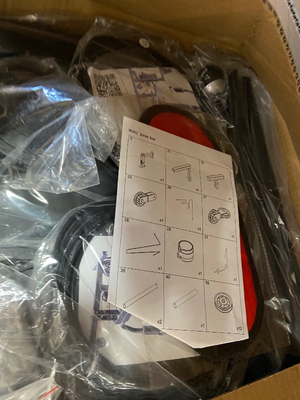 Photo 1 of ***PARTS ONLY***Fitvids Multifunctional Home Gym Equipment with 160 lbs Weight Stack, Full Body Workout Weight Machine, Strength Training Exercise Equipment with Pulley System & Leg Press, All-in-One Workout Station