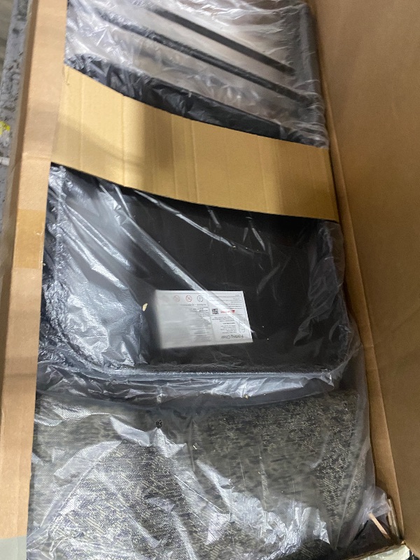 Photo 1 of ***PARTIAL SET - PRICE ADJUSTED***
DUMOS 6 Pack Folding Chairs with Padded Cushion and Back - Fabric Stackable Portable Dining Chiars Set, for Home and Office, Conference, Wedding, Party, Patio, Garden, for Indoor Outdoor, Black Grey