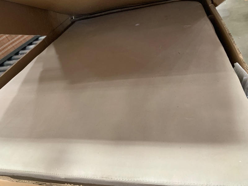 Photo 1 of **NOT COMPETE, BOX 1 OF 2** Merax Twin Size Upholstered Daybed with Trundle Bed and Wood Slat, Beige Velvet Sleeper Sofa Bed, No Box Spring Needed