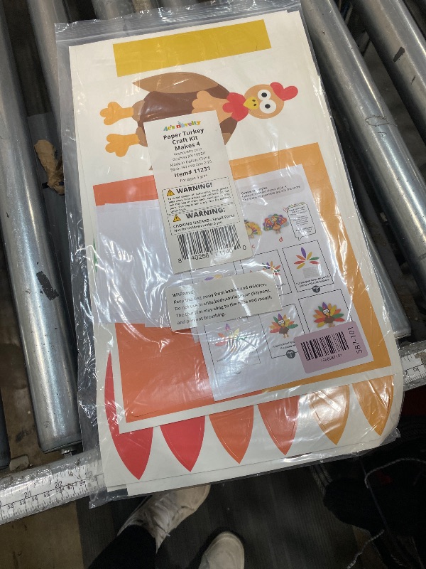 Photo 1 of 4E's Novelty Turkey Craft Kit, 4 Pcs Thanksgiving Crafts Kits for Kids, Thankful Turkey Activity Turkeys Arts and Crafts Friends Giving Kids Craft