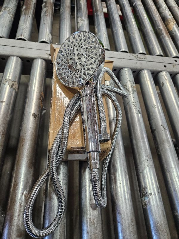 Photo 1 of Filtered Shower Head with Handheld, High Pressure 9 Spray Mode Chrome Showerhead with Filters,detachable shower head,Water Softener Filters Beads for Hard Water -Remove Chlorine