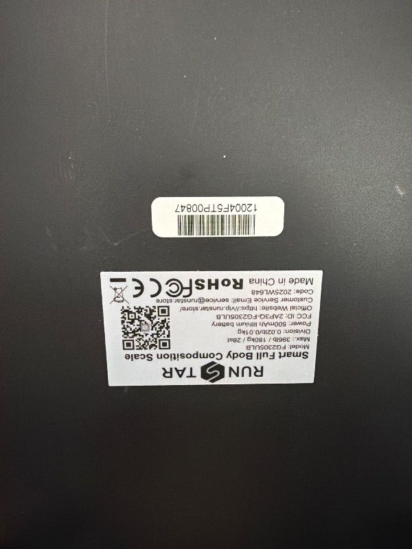 Photo 1 of ***SEE NOTES***
RunStar Smart Scale FSA&HSA Eligible, 8 Electrodes Digital Bathroom Scale for Body Weight and Fat, BMI, Muscle Mass 28 Body Composition Measurement, with Full-Color TFT LCD on Retractable Handle