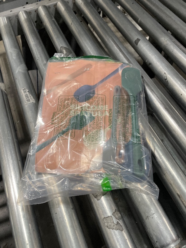 Photo 1 of **Only 4** ChefAide 5 Pieces Silicone Spatula Set, Food Grade Rubber Spatula, Upgrade Strong Handle with Ergonomic Grip, Heat Resistant Up to 600°F for Nonstick Cookware, Cooking