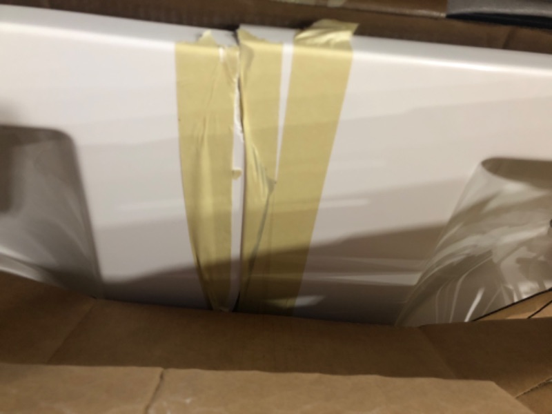 Photo 1 of Spring Mill Cabinets Vadin 60 Inch Double-Sink Bathroom Vanity with White Top, 2 Soft-Close Drawers, 2 Cabinets, 60.5" W x 18.75" D x 35.43" H, Blue