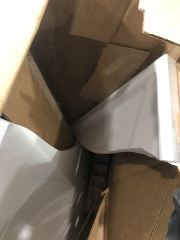 Photo 1 of Spring Mill Cabinets Vadin 60 Inch Double-Sink Bathroom Vanity with White Top, 2 Soft-Close Drawers, 2 Cabinets, 60.5" W x 18.75" D x 35.43" H, Blue