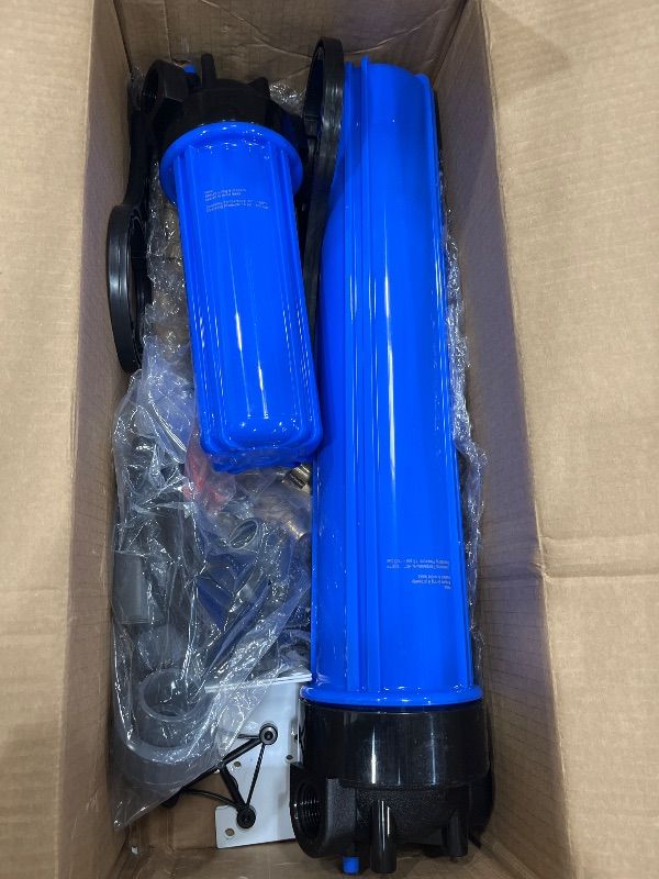 Photo 1 of ***partial set***
Aquasana Whole House Water Filter System | 1,000,000 Gallons | Carbon & KDF Media | Reduces 97% Chlorine & Sediment | Includes Pre- and Post-Filters | Rhino EQ-1000