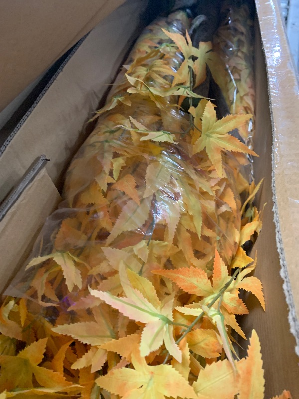 Photo 3 of Nearly Natural 8ft. Autumn Maple Artificial Fall Tree