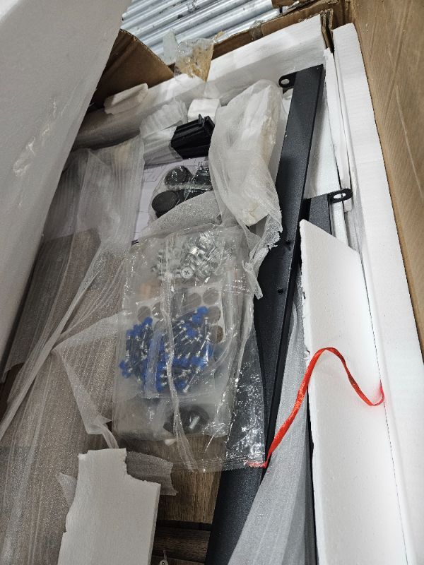 Photo 4 of Tribesigns 62.2" Executive Desk with Mobile File Cabinet, L-Shaped Office Desk with Storage Shelves, Large Computer Desk Business Workstation Set for Home Office, Light Brown