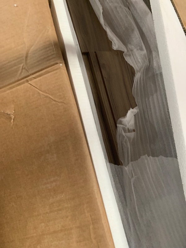 Photo 3 of Tribesigns 62.2" Executive Desk with Mobile File Cabinet, L-Shaped Office Desk with Storage Shelves, Large Computer Desk Business Workstation Set for Home Office, Light Brown