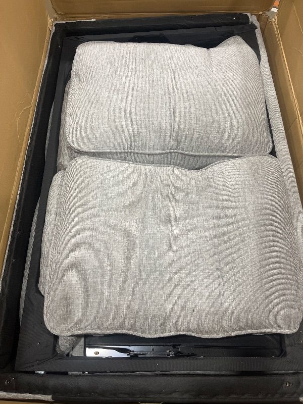 Photo 1 of ** BOX #1 ONLY Missing box # 2 and # 3 *** ERYE L-Shaped Pull Out Sleeper Couch Bed, Modern Chenille Upholstered Button Tufted Corner Couch Reversible Sectional Sleeper Sofa Bed W/Storage Chaise, Cup Holders