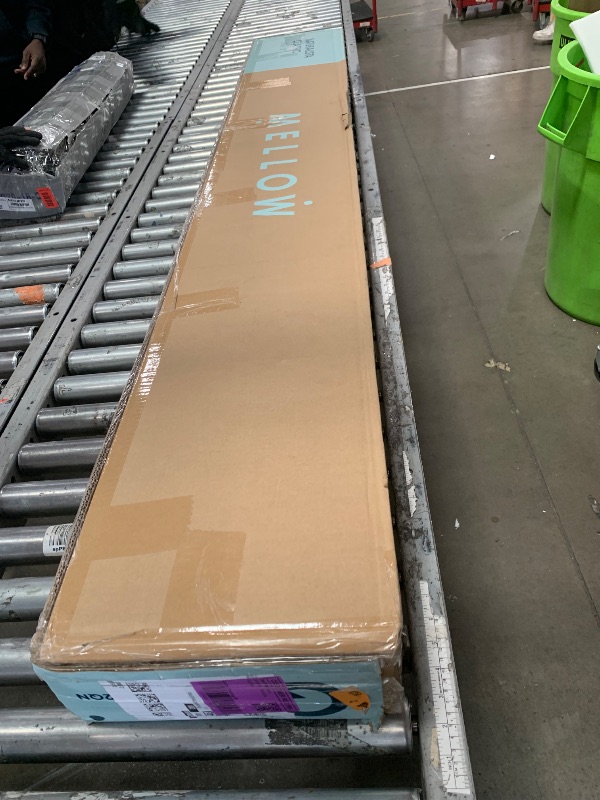 Photo 1 of ***MISSING HARDWARE****Mellow Naturalista Classic - 12 Inch Solid Wood Platform Bed with Wooden Slats, No Box Spring Needed, Easy Assembly, Queen, Pine