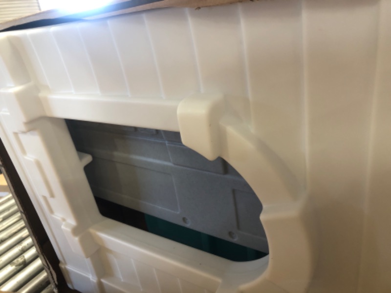 Photo 1 of **************INCOMPLETE ITEM, THIS IS ONLY BOX #2 OUT OF 2 TOTAL****************
Step2 Neat & Tidy Cottage Kids Playhouse, Indoor/Outdoor Playset, Interactive Play with Sounds, Made of Durable Plastic, for Toddlers 1.5+ Years Old, Grey