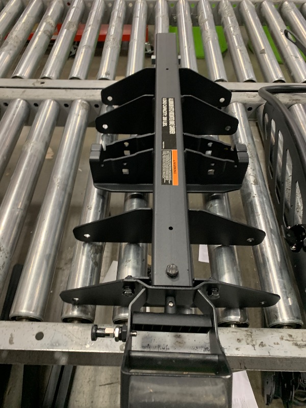 Photo 1 of *********************Missing parts, only enough for a single bike*************
Young Bike Rack Hitch for Car - 2 Ebike Rake Heavy Duty Platform Carrier 200lb Capacity, Smart Tilting & One Hand Folding Bicycle Racks for SUV, Minivan, RV, Fits 5-Inch Fat Ti