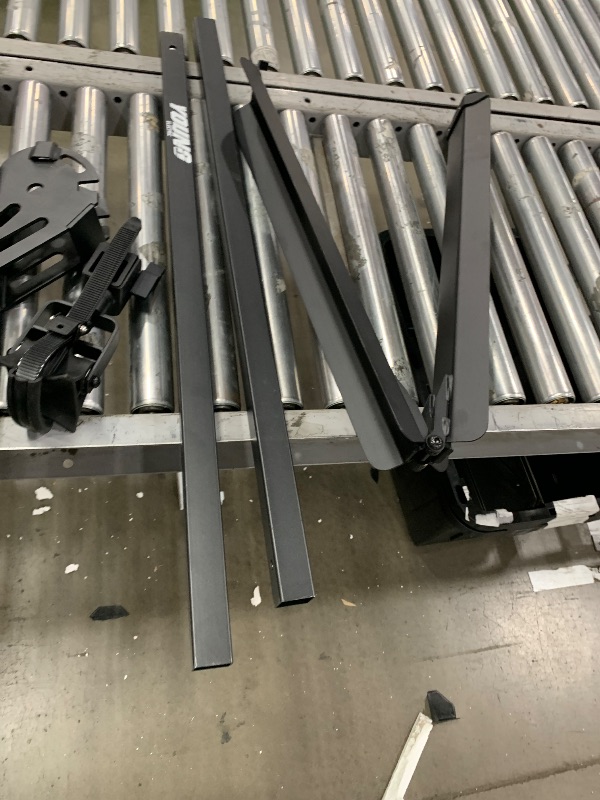 Photo 1 of *********************Missing parts, only enough for a single bike*************
Young Bike Rack Hitch for Car - 2 Ebike Rake Heavy Duty Platform Carrier 200lb Capacity, Smart Tilting & One Hand Folding Bicycle Racks for SUV, Minivan, RV, Fits 5-Inch Fat Ti