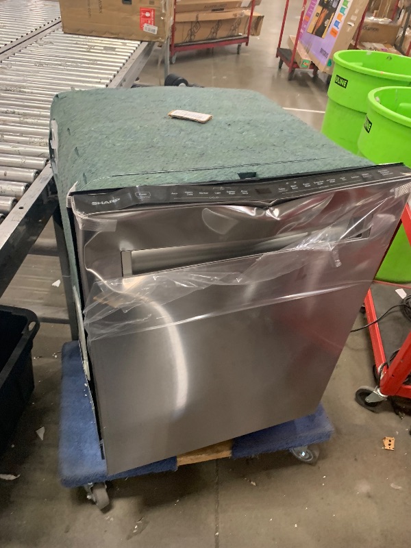 Photo 1 of (SEE ALL PHOTOS) ***PARTS ONLY***Sharp SDW6726MS 24-inch Stainless Steel Dishwasher, 47 dB Library Quiet, Third Rack, Power Wash Sprayer, 12 Place Settings,