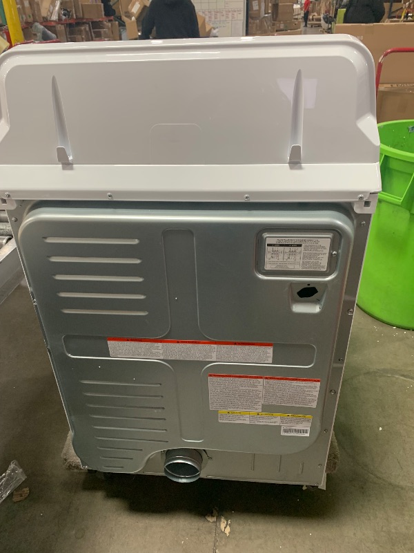 Photo 1 of ***********MAJOR DAMAGE, FOR SPARE PARTS ONLY****************
Kenmore 7.0 cu. ft. Front Load Electric Dryer - with Guard to Reduce Wrinkles & Static - Smart Sensor Drying - LED - White