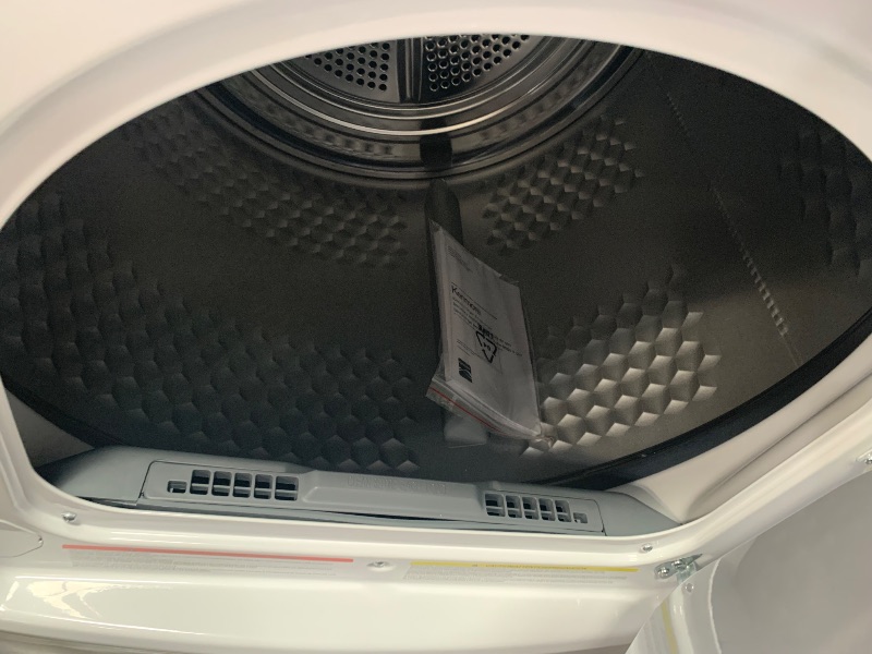 Photo 1 of ***********MAJOR DAMAGE, FOR SPARE PARTS ONLY****************
Kenmore 7.0 cu. ft. Front Load Electric Dryer - with Guard to Reduce Wrinkles & Static - Smart Sensor Drying - LED - White