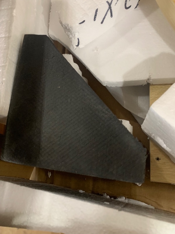 Photo 1 of ******MISSING TABLE LEGS******Ball & Cast 59.06"-90.55" Extendable Dining Table for 4-6,Modern Kitchen Oval Dinner Table with Removable Leaves Space Saving,Dining Room Table with Wood Strip Base for Kitchen Living Room,Oak