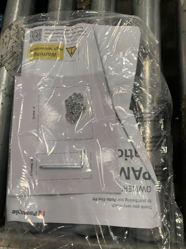 Photo 1 of ***PARTS ONLY***Propane Fire Pits, PAMAPIC 50,000 BTU Auto-Ignition Outdoor Fire Pit Table with Glass Wind Guard,41 Inch Outdoor Fire Tables for Patio Garden Deck Backyard Poolside