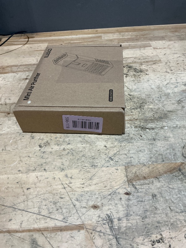 Photo 1 of **Missing activated carbon** ELEGOO 2PCS Mini Air Purifier with Activated Carbon Filter and Universal Adaptor for LCD/DLP/MSLA Resin 3D Printer