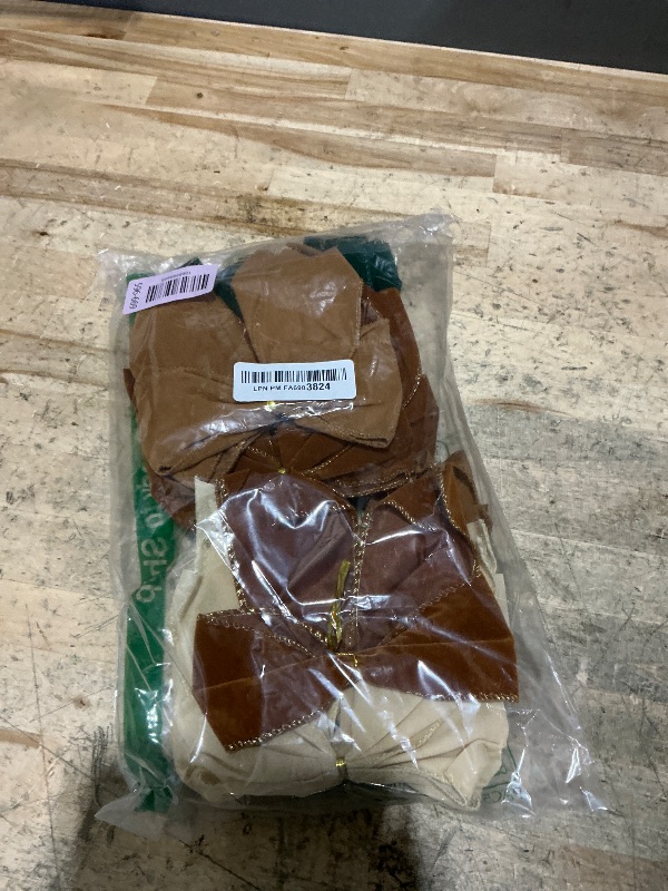 Photo 1 of 16 Pcs Christmas Velvet Bows 6 Inch Vintage Wreath Gift Bows Rustic Xmas Velvet Ribbon Bow Ornaments for Christmas Farmhouse Tree Garland DIY Craft Wrapping Decorations(Brown, Green, Beige, Camel)