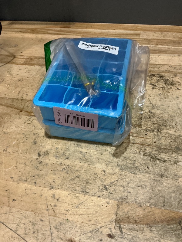 Photo 1 of 2 Pack Ice Cube Trays, ZDPMK Silicone Easy Release Flexible Molds 15 Ice Cubes Tray for Freezer?Cocktail?Whiskey?Reusable & BPA Free