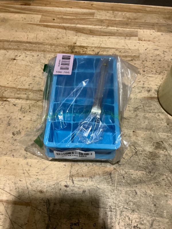 Photo 1 of 2 Pack Ice Cube Trays, ZDPMK Silicone Easy Release Flexible Molds 15 Ice Cubes Tray for Freezer?Cocktail?Whiskey?Reusable & BPA Free