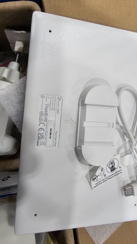 Photo 1 of **PARTS ONLY, NON FUNCTIONAL** Tapo TP-Link ???? SolarCam C402 Kit, Outdoor Battery Camera w/Solar Panel Base, Wireless, 1080P, Free Person Detection, SD/Cloud Storage, Color Night Vision, No Hub Needed, Works w/Alexa