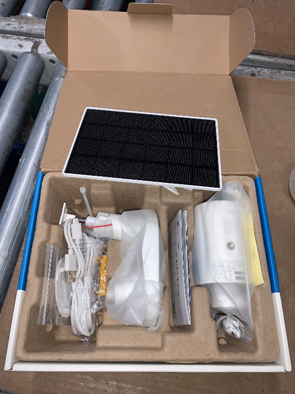Photo 1 of **PARTS ONLY, NON FUNCTIONAL** Tapo TP-Link ???? SolarCam C402 Kit, Outdoor Battery Camera w/Solar Panel Base, Wireless, 1080P, Free Person Detection, SD/Cloud Storage, Color Night Vision, No Hub Needed, Works w/Alexa