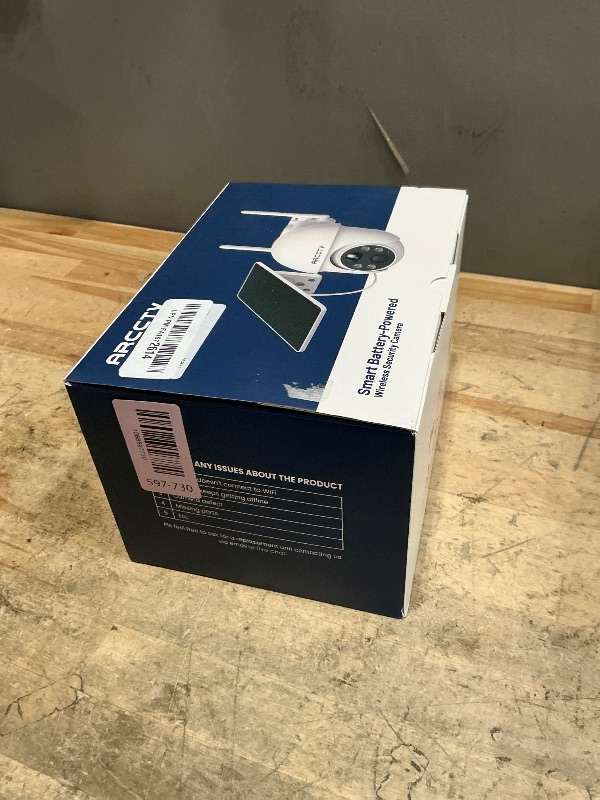 Photo 2 of ARCCTV Solar Security Cameras Wireless Outdoor, 4MP 360° View Battery Powered Outdoor Camera, Night Vision with Spotlight, 2-Way Audio, PIR Motion Sensor, 2.4G/5G Dual Band WiFi, SD/Cloud Storage