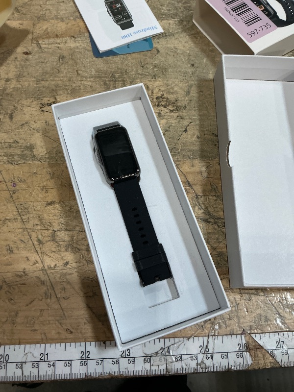 Photo 1 of (MISSING CHARGER) Smart Watch Health Fitness Tracker with 24/7 Heart Rate, Blood Oxygen Blood Pressure Sleep Monitor, 115 Sports Modes, Step Calorie Counter Pedometer IP68 Waterproof for Android and iPhone Women Men