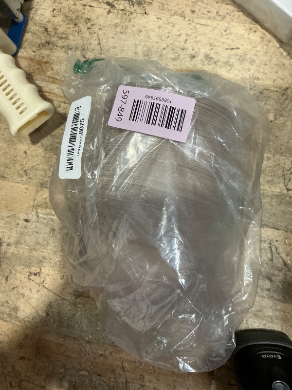 Photo 1 of 100 Pack 8oz Compostable Paper Bowls,Heavy-Duty Disposable Natural Bagasse Bowls,Biodegradable Soup Bowls,Eco-Friendly,Heat Resistant,for Ice Cream,Salad,Soup,Snack,Dessert,Pasta,Hot or Cold Use