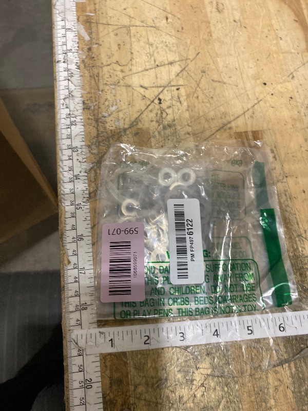 Photo 1 of 1/4" Stainless Flat Washer, 5/8" Outside Diameter, 18-8(304) Stainless Steel Washers Flat (100 Pack)