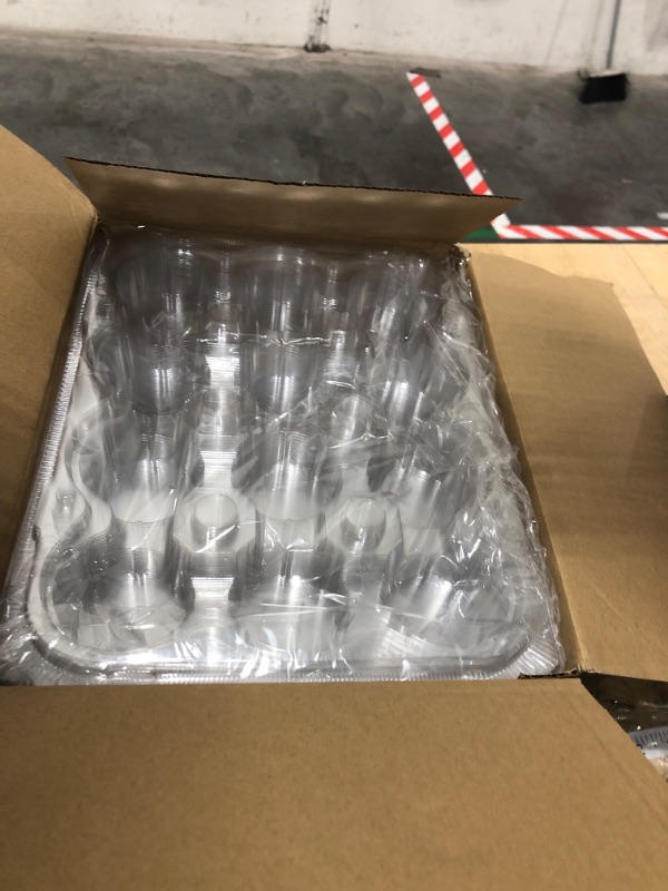 Photo 1 of  Clear Quail Egg Carton,12 Grids Plastic Egg Cartons Bulk,Small Plastic Quail Egg Storage Holder with Lid,Stackable Quail Eggs Carton Trays for Storing Eggs of Quail, Pigeon