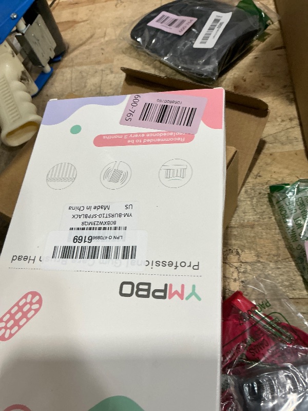 Photo 1 of 10 Pack Replacement Toothbrush Heads Compatible with Burst Electric Toothbrush, YMPBO Toothbrush Heads for Burst Sonic Toothbrush, Deep Cleaning Bristle Design, Black