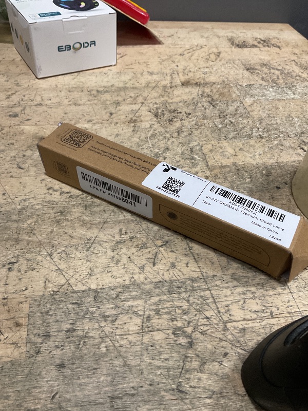 Photo 1 of "SAINT GERMAIN Premium Hand Crafted Bread Lame for Dough Scoring Knife, Lame Bread Tool for Sourdough Bread Slashing with 10 Blades Included with Replacement with Authentic Leather Protector Cover"