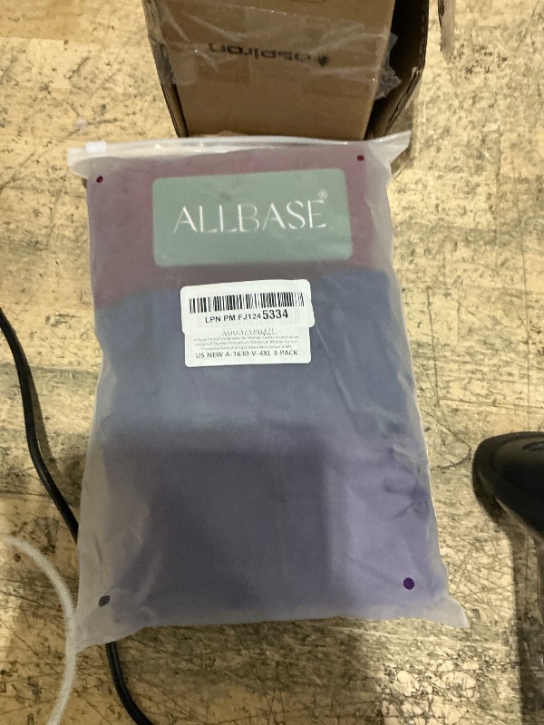 Photo 1 of Allbase Incontinence Underwear for Women High Absorbency Period Panties Ladies Leakproof Protective Menstrual Postpartum Bladder Control Washable Cotton Briefs Multipack Plus Size