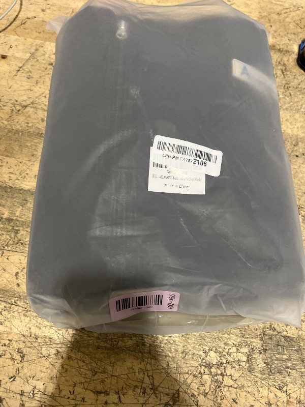 Photo 1 of ALLANSING Back Seat Cover for Large SUVs/Trucks Rear Split Bench - Heavy-Duty 900D Waterproof Non-Slip Car Seat Protector for Messy Pet Dogs & Kids, Easy Clean(Black)