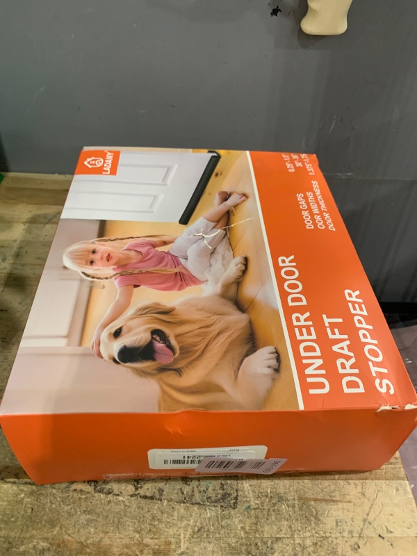 Photo 1 of (2 Pack) Under Door Draft Stopper, Under Door Blocker Size of Adjustable Size from 30" to 36", Easy Install,Gap Filler, Reduces Air Draft, Noise & Sound, Door Seal for Improved Insulation